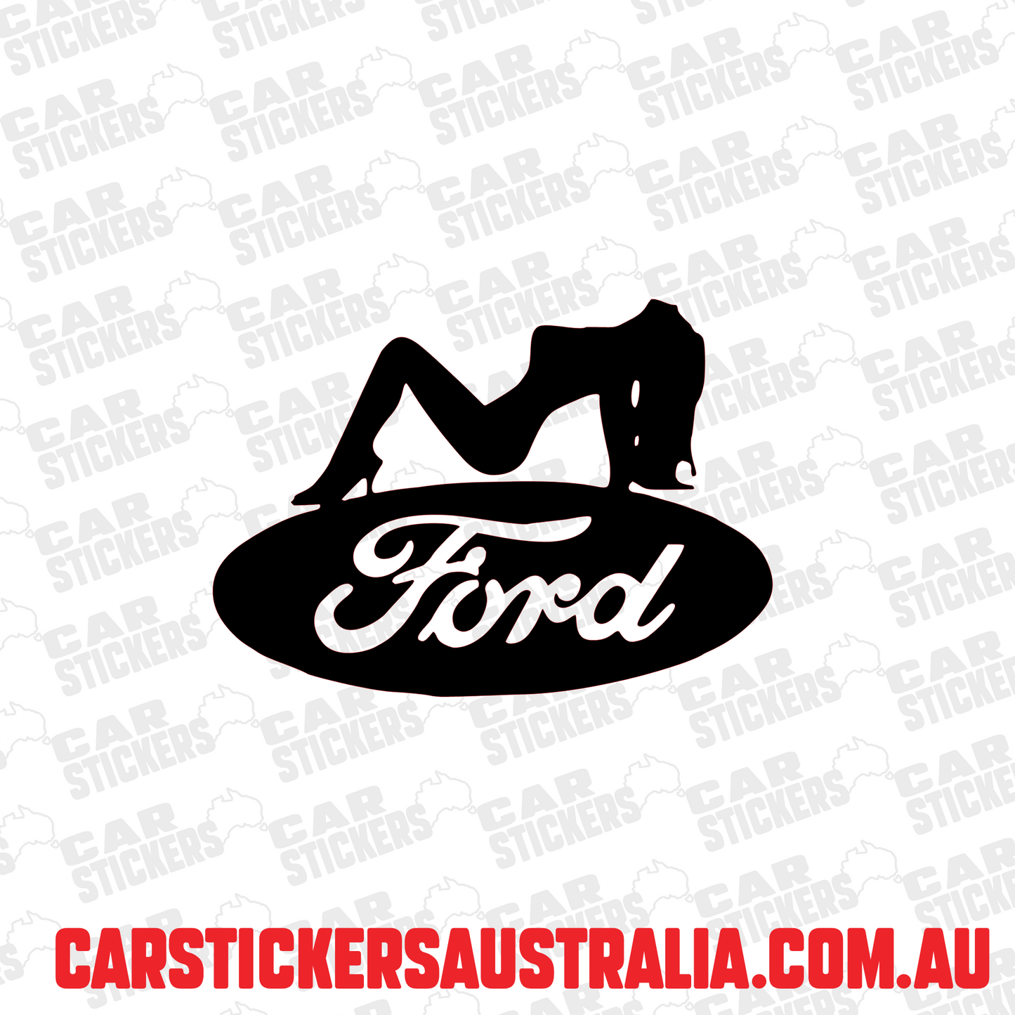 Ford Logo With Lady